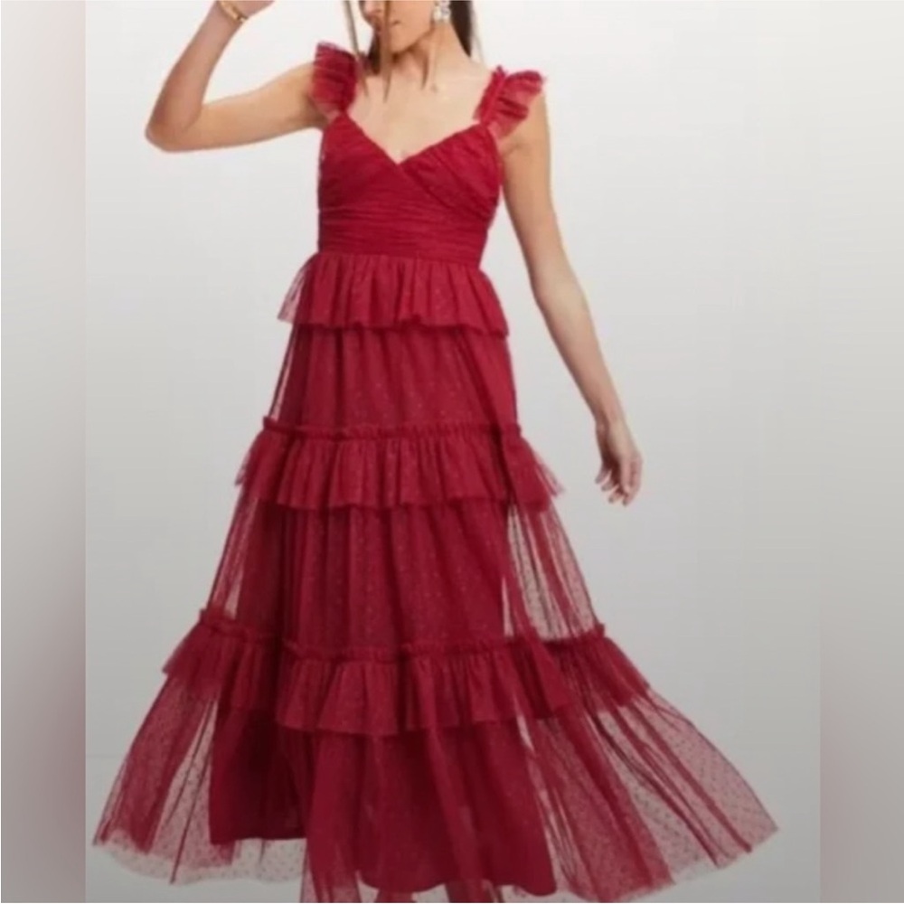 Flying Tomato Tiered Tulle Maxi Dress - Picture 7 of 9